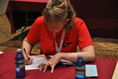 Participants wrote 140 letters that will be sent to servicemen and servicewomen overseas.