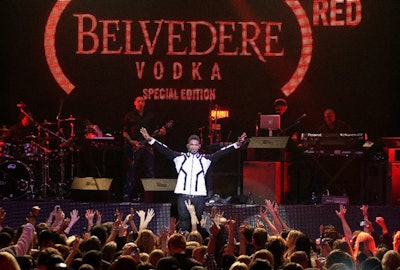Belvedere hosted an event at the Avalon benefiting (RED). Eleven Eleven produced the event, for about 1,200 guests, where Usher performed in front of a 30- by 22-foot LED screen from Power Plus, which showed tour footage.