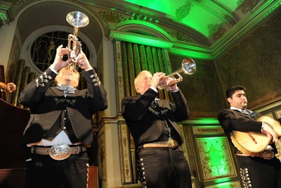 Mariachi Los Amigos performed on the main stage throughout the night.