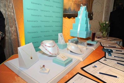 Though they came in at a lower sponsorship level this year, Tiffany & Company provided jewelry for the silent auction.