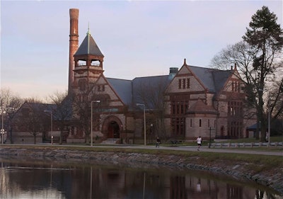 Built in the 19th century, the museum is an example of Richardsonian-style architecture.