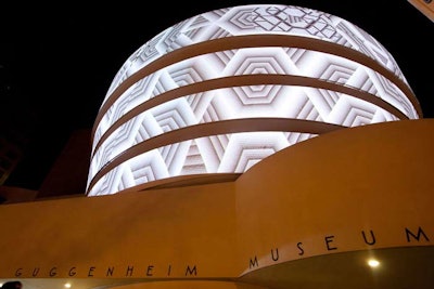 For YouTube’s event at the Guggenheim Museum in October, Sunset Lane Entertainment worked with Obscura Digital and Consortium Studios to project nearly 100 artists’ videos onto the building’s facade and interior.