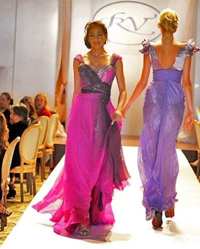 A fashion show featuring pieces by designer Roberto De Villacis followed the luncheon honorees' walk down the runway.