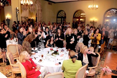 This year's luncheon honoring 12 local women for their philanthropic work to fight cancer drew 330 guests.