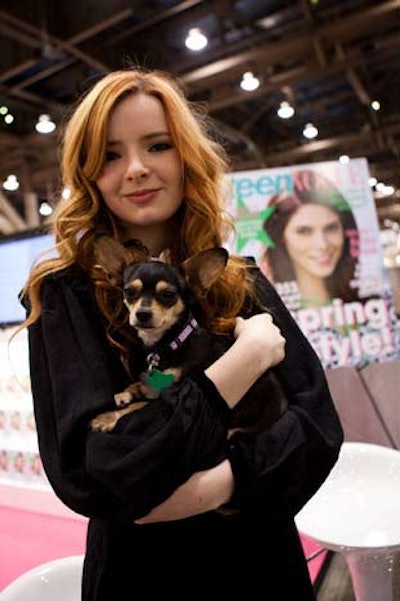 Jane Aldridge from SeaOfShoes.com was among the bloggers participating in the Teen Vogue lounge at WWDMagic.