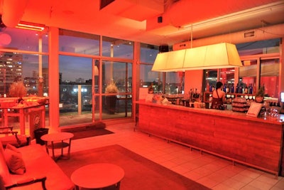 Guests could also head upstairs to the Spoke Club's bar and rooftop.