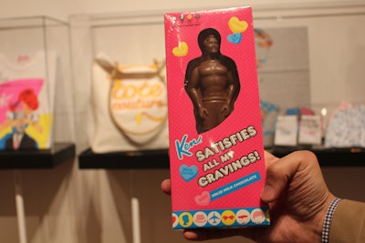 To mark the 50th anniversary since Mattel's introduction of the Ken doll, Dylan's Candy Bar created a variety of sweets, including a doll made entirely from chocolate.