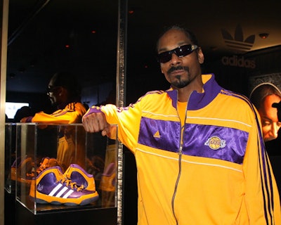 The event celebrated the launch of the Snoop Dogg and Adidas footwear and apparel collaboration for spring 2011.