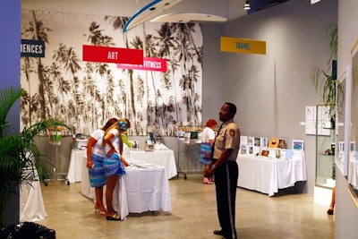 The silent auction included artwork and unique experiences such as surfing safaris in Hawaii and Costa Rica.