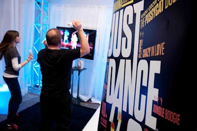 Just Dance had eventgoers moving and shaking to choreographed routines to popular songs.