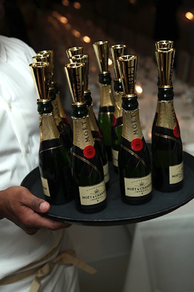 Moët & Chandon flowed freely at the party for David O. Russell, as it did at many parties throughout Oscar week, including the Governors Ball.
