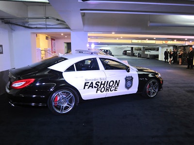 Mercedes-Benz took to the Soho House on Oscar night, with a viewing dinner and a chance to show off its B-Class F-Cell hydrogen electric car. A car emblazoned 'Mercedes-Benz Fashion Force' held court in the club's garage, where staffers checked guests in using iPads. Upstairs in the club, iPads also allowed guests to send photos from MVS Studios' photo station, complete with fake Oscar statuettes as props, to social media sites or email addresses immediately.