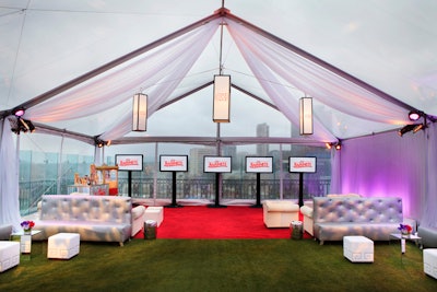 The OK! magazine pre-Oscar party took to the rooftop of the London Hotel. Precision Event Group handled the event design, production, and management.