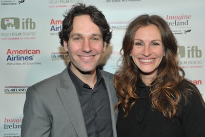 Paul Rudd and Julia Roberts were among the big names drawn by the Oscar Wilde event.