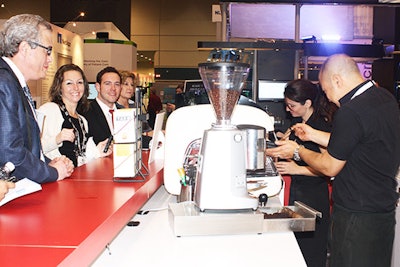 Agfa Healthcare served made-to-order coffee and tea.