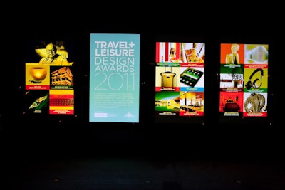 Signage and invitations were inspired by the design of the New World Center.