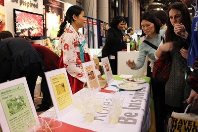 The expo has grown to more than 400 exhibitors and now features booths from an array of associations, tour operators, and tourism bureaus. To help consumers navigate the space, the floor was broken down by region, from Africa, Asia (pictured), and the Caribbean to Canada, U.S.A., and Central and South America.