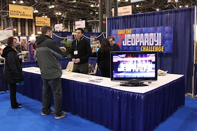 Showgoers could also try out for Jeopardy! and attend Q&A sessions with representatives.