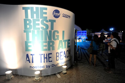 Hosted by Duff Goldman, the Best Thing I Ever Ate at the Beach event brought the Food Network's show of the same name to life, with chefs sharing the best thing they have eaten on beaches across America.