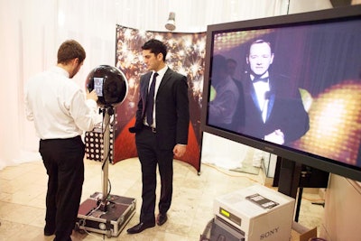 Entertainment included a photo area provided by Polite in Public, where guests could pose with actor Chris Cooper's Oscar statuette.