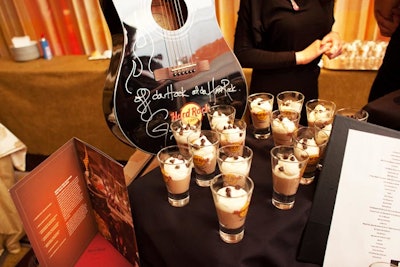 Four dessert stations provided sweet treats.