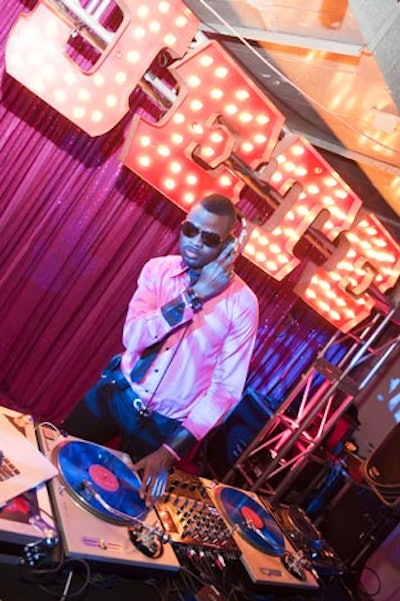 New York-based DJ Pitch One spun at the Dance Party and has served as the DJ for previous Washington Ballet events.