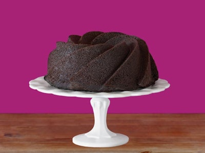 The bittersweet chocolate bourbon cake includes Jack Daniel's.