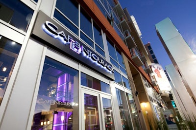 The partners of A.N.D.M. are opening Café Entourage in Hollywood at the intersection of Hollywood and Vine in March.