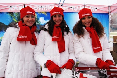 At the on-campus promotions, Macy's ambassadors distributed so-called 'Booty Bags,' which guests brought to the in-store event and filled with merchandise and swag.