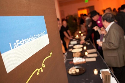 Gourmet food store La Estancia Argentina was one of the night's food and beverage sponsors.