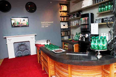 The venue's bar serves Nespresso coffees and other refreshments.