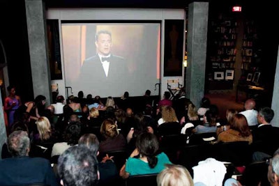 The 2011 Oscars telecast christened the screening room.