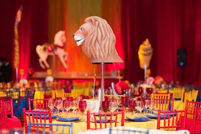 A Vista and AJ Strasser Productions provided the props and décor for the fun-filled evening