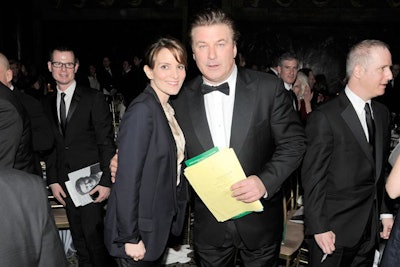 Museum honoree Alec Baldwin with his boss Tina Fey