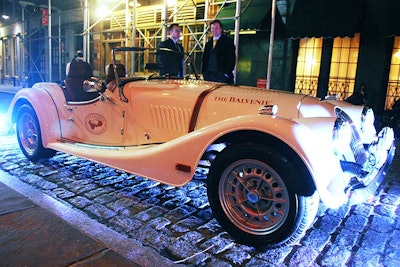 To mark the location of the New York launch, the Balvenie exhibited a custom Morgan car outside Vintry Wine & Whiskey and Ulysses. The vehicle will be driven by brand ambassadors Nicholas Pollacchi and Andrew Weir on the national marketing tour.