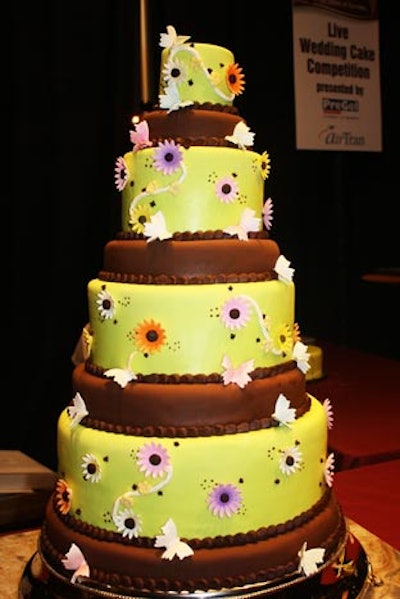 Treats got springy decorations such as edible butterflies and flowers.