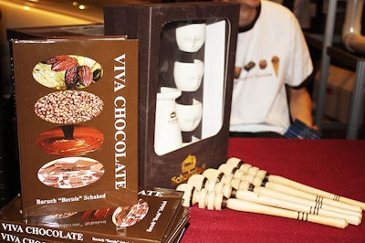Vendors also sold books and chocolate-making tools.