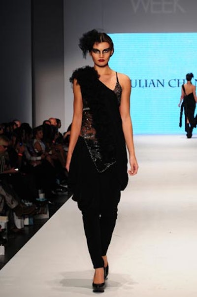 Miami designers including Julian Chang presented their designs inspired by 'Black Swan.'