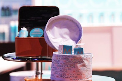 Moroccanoil, a presenting sponsor of fashion week, designed the runway hair looks and gave product samples to show attendees.