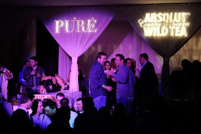 Among the related parties for attendees was an event at Pure Nightclub at Caesars Palace.