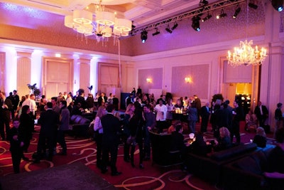 Most of the action took place in the grand ballroom.