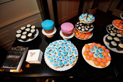 Crumbs Bake Shop, which recently opened a bakery in the Loop, offered sprinkled treats.