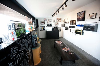 The Fader Fort's TDK 'Boombox Museum' included exhibits on the company's sound equipment.