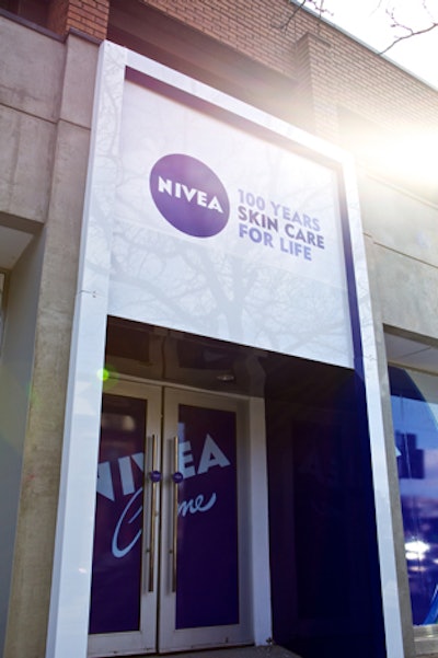 Nivea marked its centennial with a pop-up store that opened this month.
