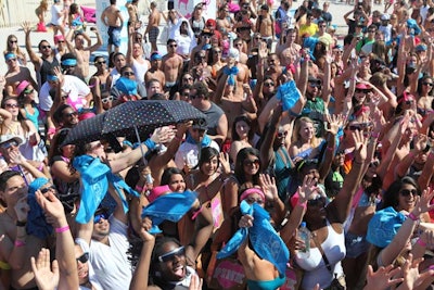 Around 3,500 members of the Victoria's Secret Pink Nation online community hit South Beach for the brand's spring break Beach Bash.