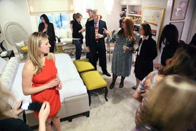 Guests toured the DreamHome while sipping the evening’s signature drink, a rosemary-infused lemonade spiked with limoncello.