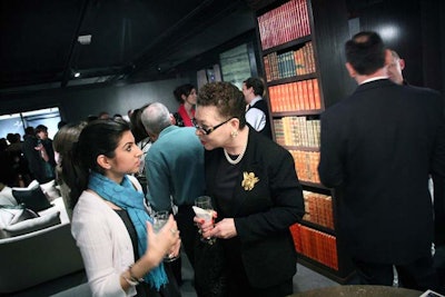 Designers chatted with guests and answered questions about their room decor.