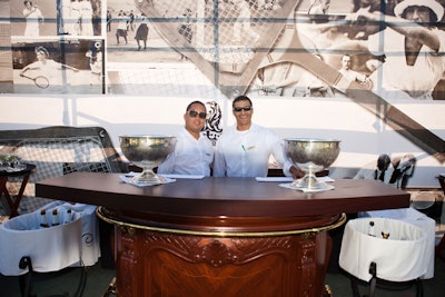The Ritz-Carlton Key Biscayne catered the hotel's tennis event, serving appetizers and Moët & Chandon Ice Imperial.