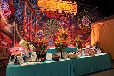 A silent auction during cocktails offered culinary and wine lots.