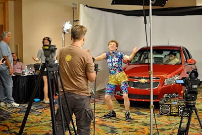 Marketing company Big Fuel, a sponsor of Playlist Live, invited performers to film a parody of a popular YouTube video by Rebecca Black. One of those who participated was YouTube performer Spandy Andy.
